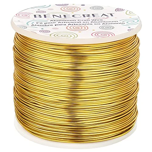 Aluminum Craft Wire — 10 15 20 gold (18 gauge