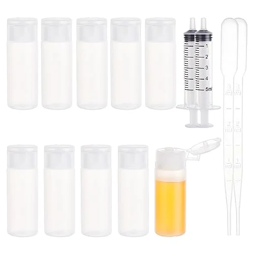 Travel Squeeze Bottles — 12ml plastic flip cap bottle empty toile