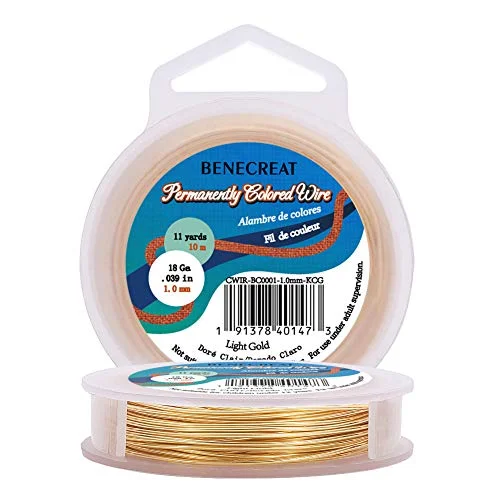 Gold Plated Copper Wire — 18-gauge wire